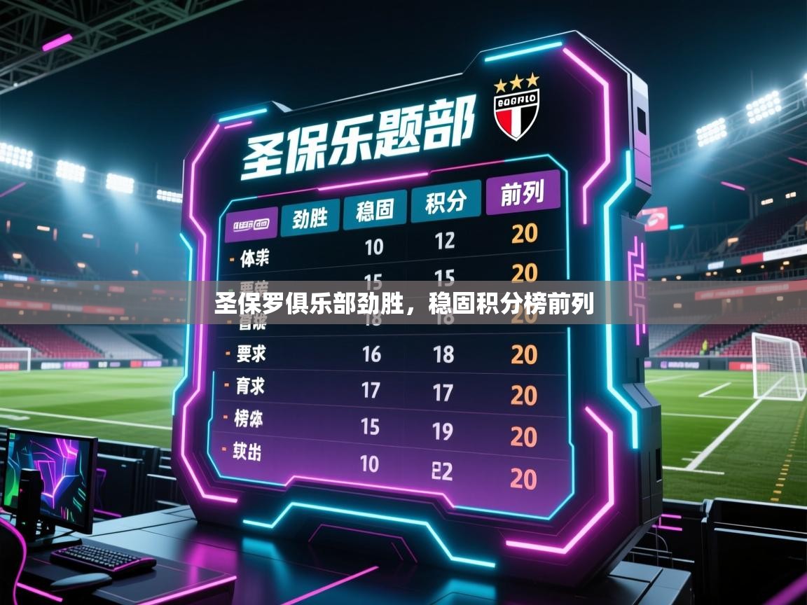 开云体育入口平台-圣保罗俱乐部劲胜,稳固积分榜前列 第2张